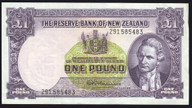 New Zealand - 1 Pound - Fleming - 291 585483 - EF
