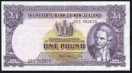 New Zealand - 1 Pound - Fleming - 201 782620 - EF