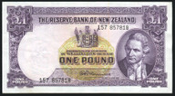 New Zealand - 1 Pound - Fleming - 157 857818 - EF