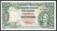New Zealand - 10 Pounds - Fleming - AC 634494 - VF
