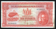 New Zealand - 10 Shillings - Lefeaux - 8Z 864820 - gFine