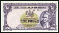 New Zealand - 1 Pound - Fleming - 121 714174 - EF