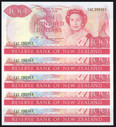New Zealand - 100 Dollars - Russell - 5 Consecutive - YAC 286961-286965 - Unc