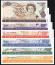 New Zealand - $1 To $50 - Brash (1989) Matched Set 829 - Uncirculated