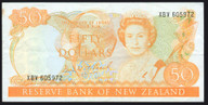 New Zealand - 50 Dollars - Brash - Last Prefix - XBV 605972 - Fine