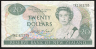 New Zealand - 20 Dollars - Brash - Last Prefix - TKZ 922705 - Fine