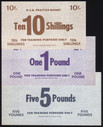 New Zealand - 10 Shillings - 1 Pound - 5 Pounds - Training Notes