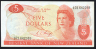 New Zealand - 5 Dollars - Knight - Star Note - 101 642088 - EF