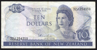 New Zealand - 10 Dollars - Hardie - 32J 254359 - Fine