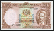 New Zealand - 10 Shillings - Fleming - 8Y 896587 - gEF