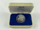 New Zealand - 1969 - James Cook Bi-Centenary - Silver Medal With Gold Bar
