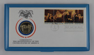 United States - 1976 - Bi-Centennial Day Cover & Silver Medal