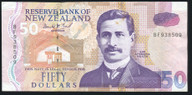 New Zealand - 50 Dollars - Brash - BF938509 - Last Prefix - Fine