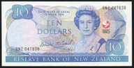 New Zealand - 10 Dollars - Brash - RNZ047838 - Sponsors Prefix - Sesquicentennial - EF