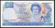 New Zealand - 10 Dollars - Brash - RXX059923 - Sponsors Prefix - Sesquicentennial - EF