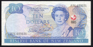 New Zealand - 10 Dollars - Brash - FTC033031 - Sponsors Prefix - Sesquicentennial - VF