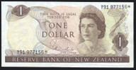 New Zealand - 1 Dollar - Hardie - Y91 977156* - Star Note - VF