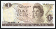 New Zealand - 1 Dollar - Hardie - Y92 423631* - Star Note - gEF