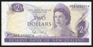 New Zealand - 2 Dollars - Hardie - 9Y3 435907* - Star Note - VF