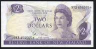 New Zealand - 2 Dollars - Hardie - 9Y3 459565* - Star Note - gVF