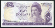 New Zealand - 2 Dollars - Hardie - 9Y2 654900* - Star Note - EF