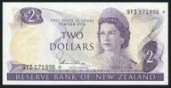 New Zealand - 2 Dollars - Hardie - 9Y3 171996* - Star Note - EF