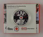 Australia - 2014 - Silver $1 Proof Coin - Australian Red Cross 100 Years 1914-2014