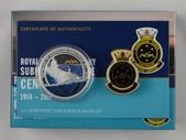 Australia - 2014 - Silver $1 Proof Coin - Royal Australian Navy Submarine Service Centenary 1914-2014