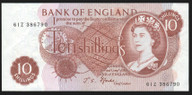 United Kingdom - 10 Shillings - 61Z 386790 - P373c - aUnc