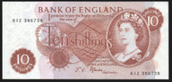 United Kingdom - 10 Shillings - 61Z 386738 - P373c - aUnc