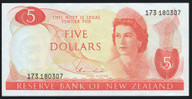 New Zealand - $5 - Hardie - 173 180307 - Unc