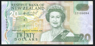 New Zealand - $20 - Brash - ZZ109094 - Replacement Prefix - VF
