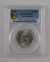 New Zealand - 1937 - Florin - KM10 - PCGS MS64
