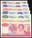 New Zealand - $1 - $100 - Hardie - Low First Prefix Set - 000429 - Unc