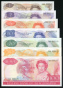 New Zealand - $1 - $100 - Hardie - Low First Prefix Set - 000115 - Unc