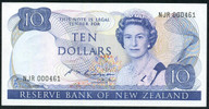 New Zealand - $10 Note - Russell - First Prefix - NJR000461