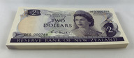 New Zealand - $2 - Bundle x85 Banknotes - Wilks - 0E0 Prefix 788-872 - Unc
