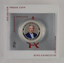 New Zealand - 2023 - Silver Dollar Proof Coin - King Charles III - Coronation