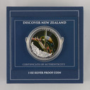 New Zealand - 2021 - Silver Dollar Proof Coin - Discover New Zealand - Tui