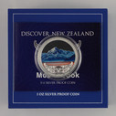 New Zealand - 2021 - Silver Dollar Proof Coin - Discover New Zealand - Aoraki Mount Cook