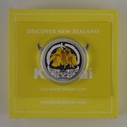 New Zealand - 2021 - Silver Dollar Proof Coin - Discover New Zealand - Kowhai