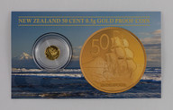 New Zealand - 2021 - Gold Fifty Cent Proof Coin - Endeavour