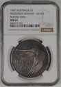 Australia - 1967 - Uncirculated Coin - Pattern Swan - NGC MS63