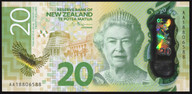 New Zealand - $20 - Spencer - AA18 - First Prefix - Unc