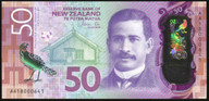New Zealand - $50 - Orr - AA18 000641 - First Prefix - Rare - Low Serial - EF