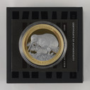 New Zealand - 2022 - Silver $2 Proof Coin - 2oz Kiwi - Gold & Silver