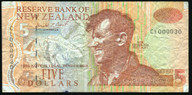 New Zealand - $5 - Brash - Low Serial - CL000030