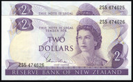 New Zealand - $2 - Hardie - First Prefix Pair - 2S5 474625-626 - gEF