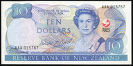 New Zealand - $10 - Brash - Sesquicentennial - First Prefix - AAA015767- aUnc
