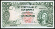 New Zealand - 10 Pounds - Fleming - AB697620 - Fine